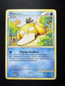 PSYDUCK 74/102 COMMON HGSS TRIUMPHANT POKEMON LIGHTLY PLAYED - Image 1