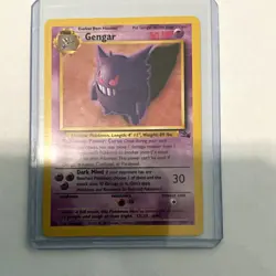 Wizards of the Coast Pokemon TCG Gengar 20/62 Fossil Holo Unlimited 1999 EN - Image 1