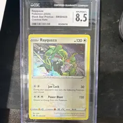 Rayquaza SWSH029 Black Star Promo CGC 8.5 Holo Eng 130 HP - Image 1