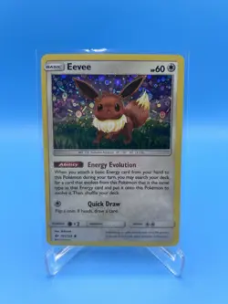 Pokemon Eevee Sun and Moon 101/149 General Mills Sequin Holo 2017 LP - Image 1