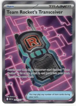 Team Rocket's Transceiver 263/217 Ultra Rare Ascended Heroes Pokemon Holo NM - Image 1