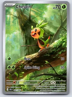 Chespin 087/086 Pokemon Chaos Rising Holo NM - Image 1