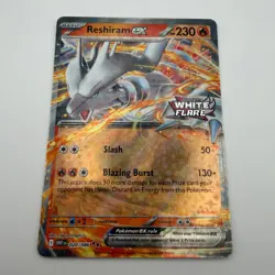 Pokemon TCG Reshiram ex White Flare Stamped Holo Rare 020/086 NM - Image 1