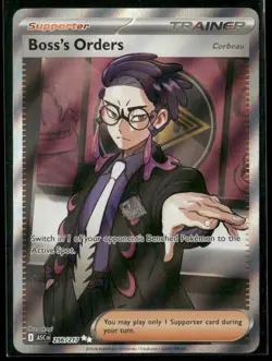 Boss's Orders [Corbeau] Ascended Heroes 256/217 Ultra Rare Holo Pokemon NM - Image 1