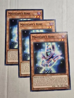 3x Magician's Robe 1st Edition Common LDS3-EN085 Yu-Gi-Oh! - Image 1