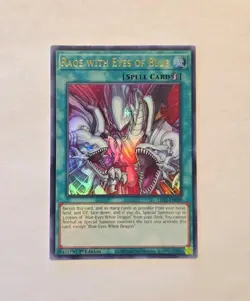 Yugioh Rage with Eyes of Blue Ultra Rare LDS2-EN029 NM - Image 1