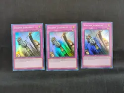 * 3x - Solemn Judgement - MAZE-EN063 - Super Rare - 1st Ed - LP - Image 1