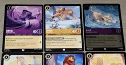 Lion King Disney Lorcana Mixed 6 Card Lot NM (1 Foil) Mufasa Simba Nala + - Image 2