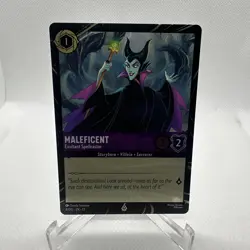 Disney Parks 2026 Lorcana Maleficent Attack Of The Vine 4/DIS EN 13 Promo Card - Image 1