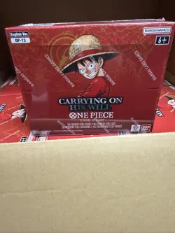 One Piece TCG OP-13 Carrying on his Will BOOSTER BOX Factory Sealed English - Image 2