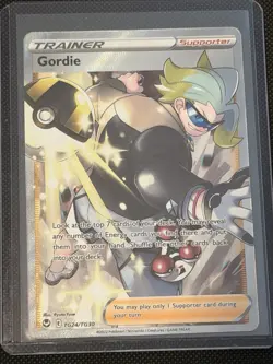 Gordie TG24/TG30 Ultra Rare Full Art Silver Tempest Pokemon Card Mint - Image 1