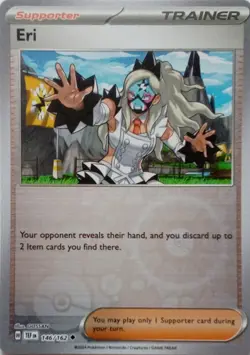 146/162 ERI REVERSE HOLO TEMPORAL FORCES POKEMON CARD - Image 1