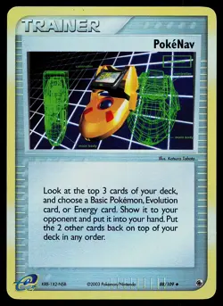 Pokemon Card - PokeNav Ruby and Sapphire 88/109 Uncommon Reverse Holo - Image 1