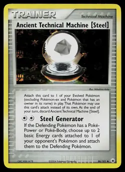 Pokemon Card - Ancient Technical Machine [Steel] Hidden Legends 86/101 Holo - Image 1