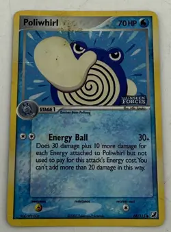 Pokemon TCG Poliwhirl EX Unseen Forces 68/115 Reverse Holo - Image 1