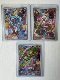 Pokemon TCG First Partner Illustration Collection Series 2 Gen 8 Galar Starters - Image 1