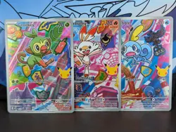 Pokemon TCG First Partner Illustration Collection Series 2 Gen 8 Galar Starters - Image 1
