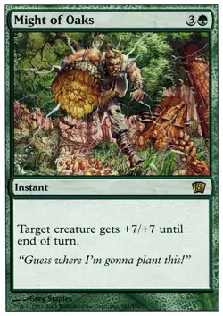 MTG MIGHT OF OAKS EXC - FORZA DELLE QUERCE - 8TH - MAGIC - Image 1