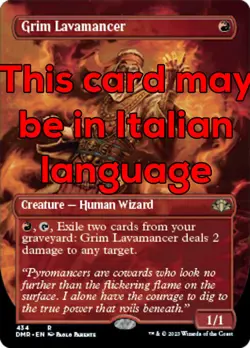 MTG GRIM LAVAMANCER 434 EXC - LAVAMANTE SPIETATO - DMR X IT - MAGIC - Image 1