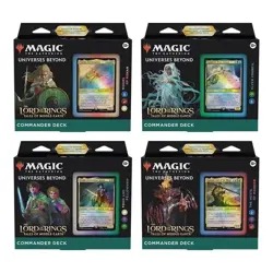 Lord of the Rings: Tales of Middle Earth Commander Deck (4 Decks) ENG Sealed NEW - Image 1