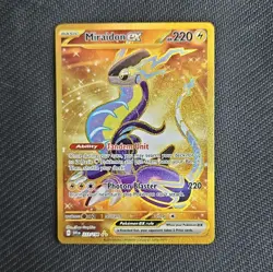 Pokemon Cards Miraidon ex 253/198 Holo Scarlet & Violet Hyper Rare NM - Image 1