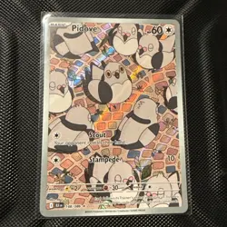 Pokemon Pidove 148/086 SV: Black Bolt Illustration Rare Full Art Holo ENG - Image 1
