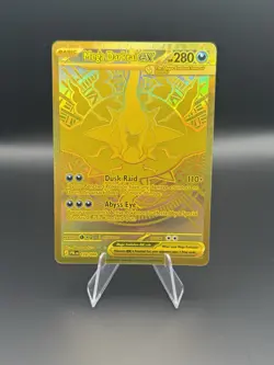 Pokemon TCG Mega Darkrai ex 120/084Gold Hyper Rare Pitch Black - Image 1