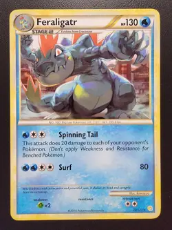 Feraligatr 20/123 Heartgold & Soulsilver Regular pokemon TCG - Image 1