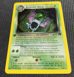 Pokemon Nosferalto Obscur - Dark Golbat 7/82 Team Rocket 1st Edition French HOLO - Image 2