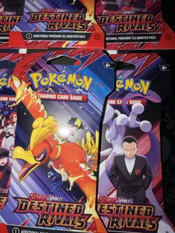 🔥6 Packs Of Destined Rivals Pokemon TCG Sleeved Packs FACTORY SEALED BRAND NEW - Image 2