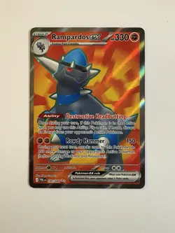 Rampardos ex 100/084 Pitch Black Ultra Rare Pokemon TCG - Image 1