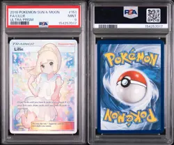 2018 POKEMON SUN & MOON ULTRA PRISM #151 FULL ART/LILLIE PSA 9 - Image 3