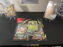 Pokemon 3 Pack Blister Chikorita Perfect Order ME03 Sealed New - Image 1