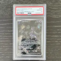 The Pokemon Company 2023 Pokemon TCG Mewtwo SVP Promo Holo PSA 10 EN #052 - Image 1