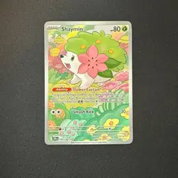 Shaymin 185/182 Illustration Rare Destined Rivals Pokemon Holo - Image 1