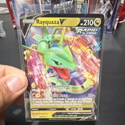 The Pokemon Company Rayquaza V SWSH147 Sword & Shield Promo Holo Eng Basic 210HP - Image 1