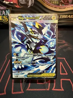 Pokemon ME05 Pitch Black Mega Zeraora ex 114/086 Special Illustration Rare NM - Image 1