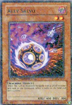 1x (LP) Ally Salvo - DT01-EN077 - Rare - Duel Terminal YuGiOh - Image 1