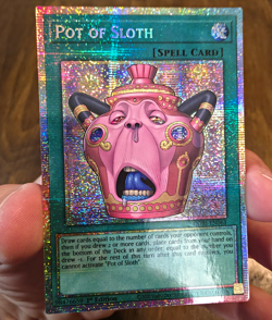 Konami Yu-Gi-Oh! Pot of Sloth CORI-EN061 1st Ed Starlight Rare Holo EN 2026 - Image 1