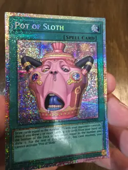 Konami Yu-Gi-Oh! Pot of Sloth CORI-EN061 1st Ed Starlight Rare Holo EN 2026 - Image 2