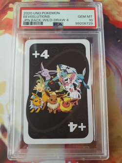 2020 Pokemon Eeveelutions Pick Up 4 UNO Japanese PSA 10 Gem Mint - Image 1