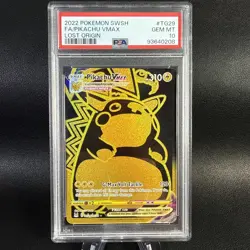 Pikachu VMAX (Secret) TG29/TG30 Swsh11: Lost Origin Trainer Gallery Holo PSA 10 - Image 1