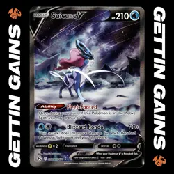 Suicune V - GG38/GG70 - Alternate Art - Crown Zenith - Pokemon Card - NM/M - Image 1