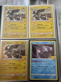 193 Total Pokemon 25th Anniversary Celebration Cards (Commons/Dupes) - Image 4