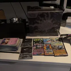 Mega Evolution Pitch Black Pokemon Center ETB: Opened all cards and accessories - Image 1