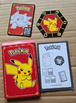 McDonalds 2023 Pokemon Trading Cards x8 including Pawmi Kirlia Cetoddle Cyclizar - Image 3