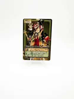 Luffy TD-W01 2004 One Piece Card Game Gold Card Japanese Bandai Davy Back Fight - Image 1