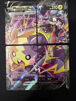 Morpeko V-Union - 4 Card Set Black Star Promo SWSH287 288 289 290 MINT Pokemon - Image 1