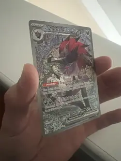 N's Zoroark EX 286/217 SIR Pokemon Card NM Freshly Pulled - Image 4