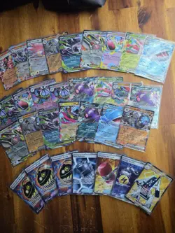 Pokemon 99% Pitch Black Lot Of 26 Ex Cards And 6 Full Art Items - Image 1